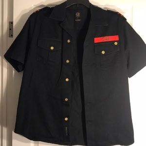 Men’s Short Sleeve Button Up